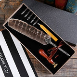 Antique Feather Writing Ink Set-