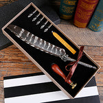 Antique Feather Writing Ink Set-