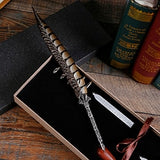 Antique Feather Writing Ink Set-