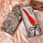 Antique Quill Feather Dip Pen-