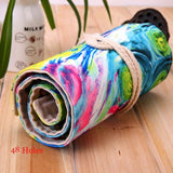 36/48/72 Canvas Roll Pouch Cosmetic Makeup Brush Pen Storage pencil box