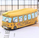 Creative School Bus Pencil Case Large Capacity