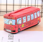 Creative School Bus Pencil Case Large Capacity