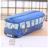 Creative School Bus Pencil Case Large Capacity