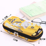 Cute cartoon pencil case for kids, cartoon car pencil case, 3D pen case for kids,