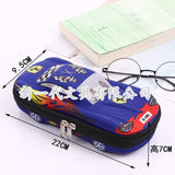Cute cartoon pencil case for kids, cartoon car pencil case, 3D pen case for kids,