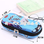 Cute cartoon pencil case for kids, cartoon car pencil case, 3D pen case for kids,