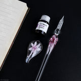 Vintage Handmade Elegant Crystal Fountain Pen