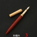High Quality Luxury wood fountain pen ink pen nib 0.7mm