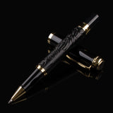 Luxury  classic red Leather grape pattern roller pen