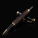 Luxury  classic red Leather grape pattern roller pen