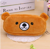 Cute 3D Cartoon Plush Pencil Case