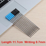 Rose Gold Ballpoint Pen Stainless Steel Rod Rotating Metal Ballpoint