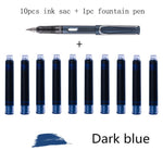 10Pcs / Lot Universal Design Fountain Pen disposable filling tube