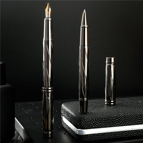 High Quality Luxury Silver Plated Fountain Pen Nib  0.5MM