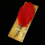 Ostrich Feather Pen-