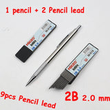 Mechanical Pencil 2.0mm 2B High Quality Plastic-